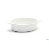 JUSTWHITE-MINI CASSERUOLA OVALE IN PORCELLANA BIANCA CM.13 H.3,5  6677