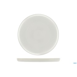 JUSTWHITE-PIATTO TONDO BORDO ALTO CM.22,8  HHP11201