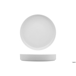 JUSTWHITE-PIATTO TONDO FONDO A BORDO ALTO CM.22,8 XH.4 HHP14001