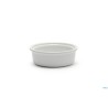 JUSTWHITE-STAMPO TONDO IN PORCELLANA BIANCA CM.11,5 H.4    6680