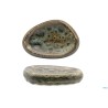 MATHERIA GREEN-PIATTINO ALTO OVALE IN PORCELLANA CM.13X9