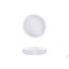 MATHERIA WHITE-PIATTINO ALTO TONDO IN PORCELLANA CM.12