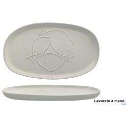 PELAGO-PIATTO OVALE CM.37,5X21,5 IN GRES PORCELLANATO