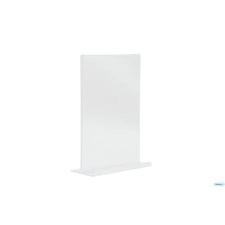 PORTAPOSTER DA TAVOLO IN ACRILICO FORMATO RETTO A L A5, CM 15X21,3X5,4     PFT-ACV-A5