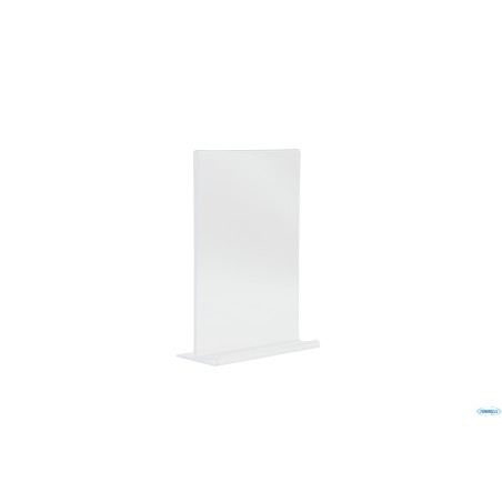 PORTAPOSTER DA TAVOLO IN ACRILICO FORMATO RETTO A L A6, CM 10,7X15,5X4,7     PFT-ACV-A6