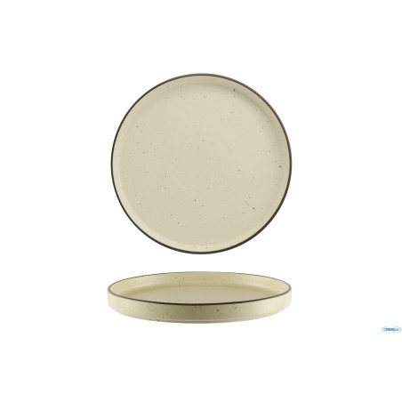 SELAS ECRU- PIATTO NORDIC CM 21 - ALLUMINA