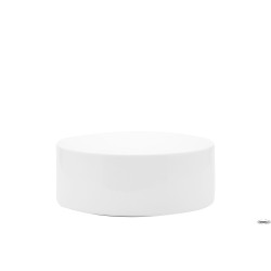 SELECTA-COLONNA GOURMET TONDA BASSA CM.10,5XH.4 BIANCA IN PORCELLANA