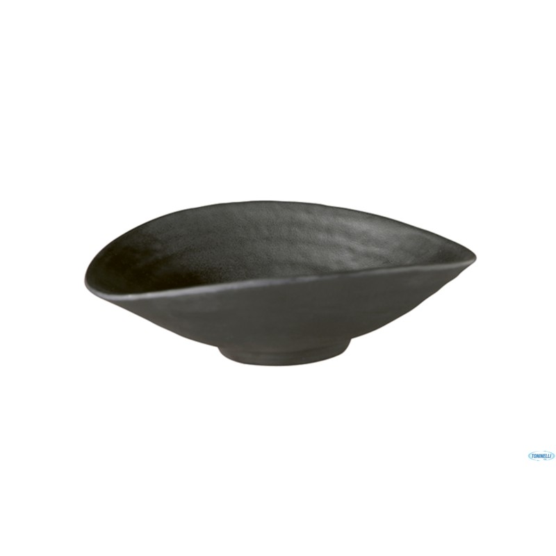 ZEN-CIOTOLA CM 7,5X17,5XH.5,5 MELAMINA NERO EFFETTO PIETRA 83724