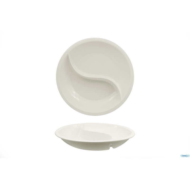 BUFFET - PIATTO GASTRONORM 2 SCOMPARTI CM 34