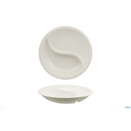 BUFFET - PIATTO GASTRONORM 2 SCOMPARTI CM 34