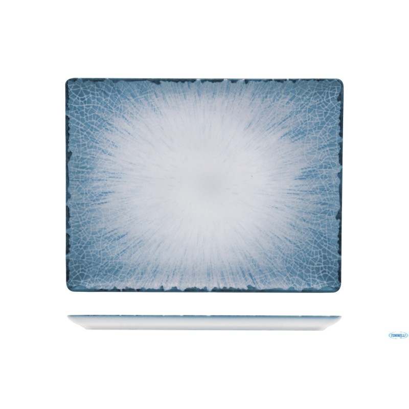 IRYS BLUE - PIATTO RETT.31X24 S.MARINO PORCELLANA IRYS BLUE - PIATTO RETT.31X24 S.MARINO PORCELLANA