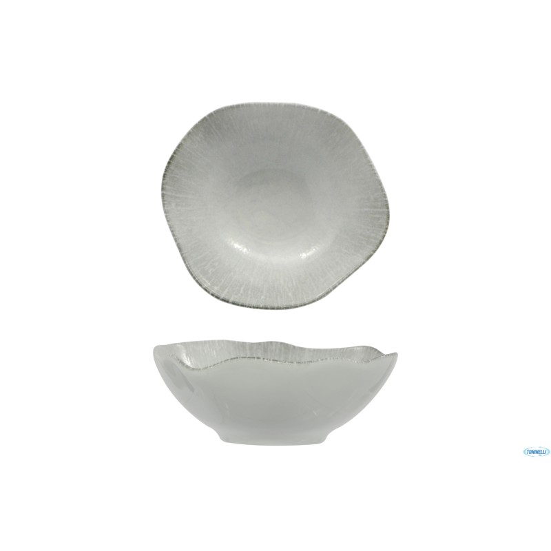 RADIUS-COPPETTA ORGANIC CM.14 IN PORCELLANA  DECORATA