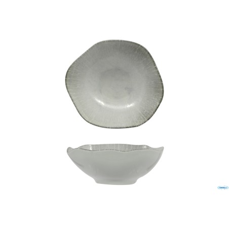 RADIUS-INSALATIERA ORGANIC CM.18 IN PORCELLANA  DECORATA