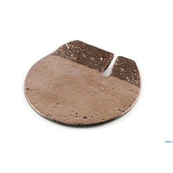 ROUND - POGGIAPOSATE NERO-RAME CM 10