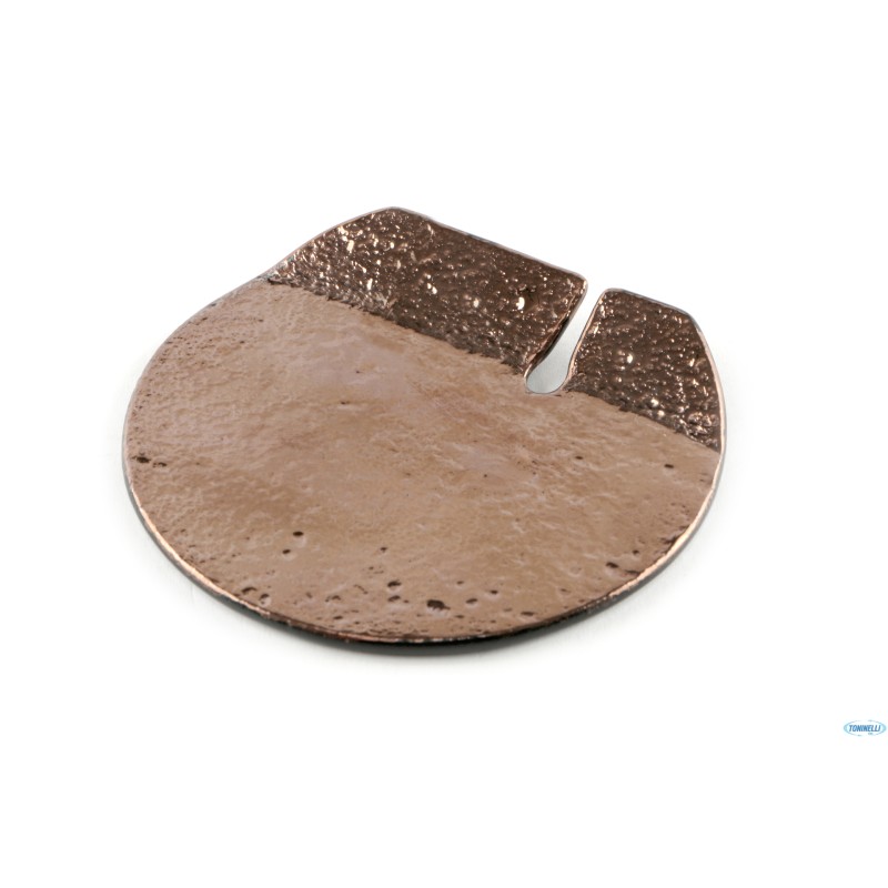 ROUND - POGGIAPOSATE NERO-RAME CM 10