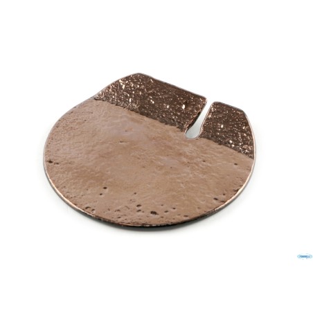 ROUND - POGGIAPOSATE NERO-RAME CM 10
