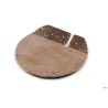 ROUND - POGGIAPOSATE NERO-RAME CM 10