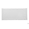 KORA -PIATTO RETT.DOUBLE-FACE BIANCO MATT CM 30X14