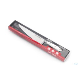 MARBLE COLTELLO CHEF INOX CM 32 MANICO BIANCO 2,5MM