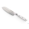 MARBLE COLTELLO SANTOKU INOX CM 23 MANICO BIANCO 2MM