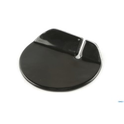 ROUND - POGGIAPOSATE NERO LUCIDO CM 10