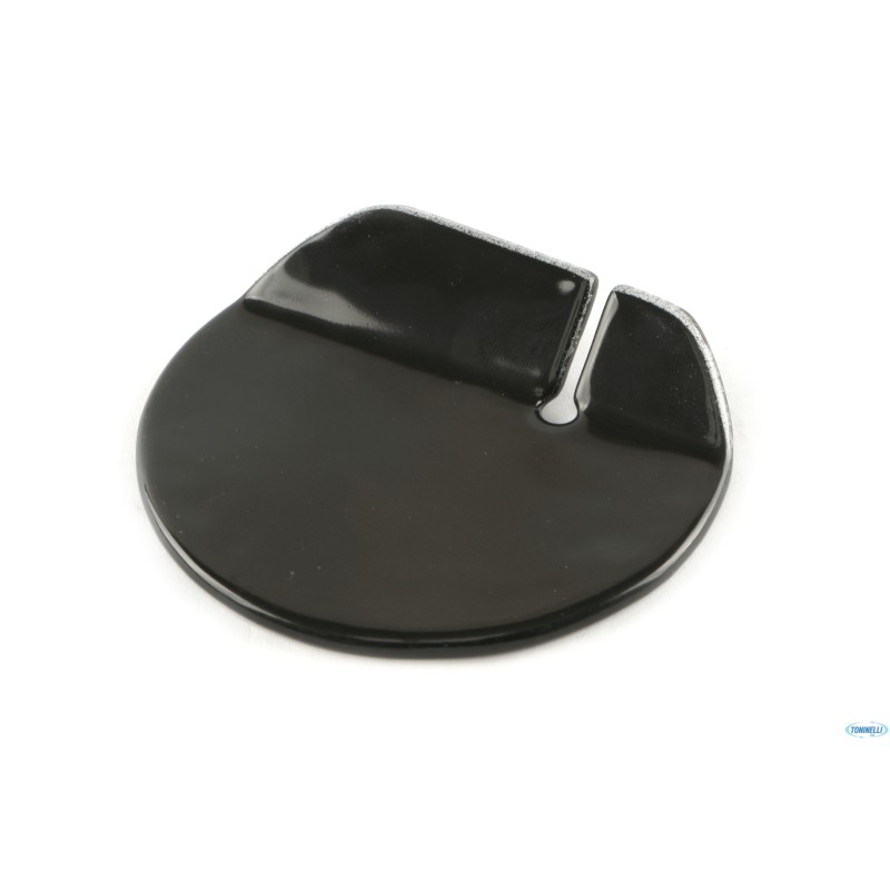 ROUND - POGGIAPOSATE NERO LUCIDO CM 10