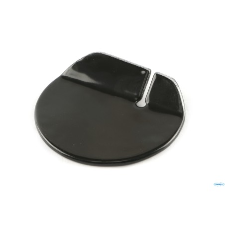 ROUND - POGGIAPOSATE NERO LUCIDO CM 10