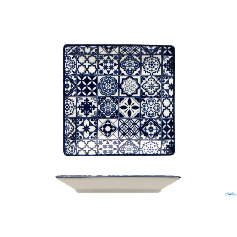 SINTRA BLUE-PIATTINO QUADRO CM.13,5 RH9682E-JS106D