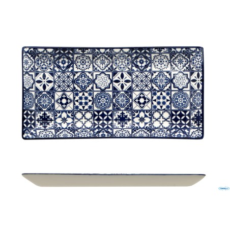 SINTRA BLUE-PIATTO RETTANGOLARE CM.23,7X12 RH4414S-JS106D