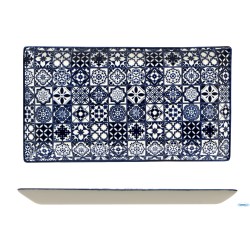 SINTRA BLUE-PIATTO RETTANGOLARE CM.28,5X16  RH4414L-JS106D