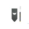 SET DA 10 ETICHETTE TAG PER BOTTIGLIE. COLORE NERO, SCRIVIBILI SU ENTRAMBI I LATI. 1 PENNARELLO BIANCO INCLUSO   TAG-BO-WT
