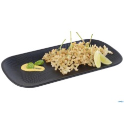 NERO-VASSOIO RETTANGOLARE MELAM GN 1 3 CM 32,5X17,6 H 2,5