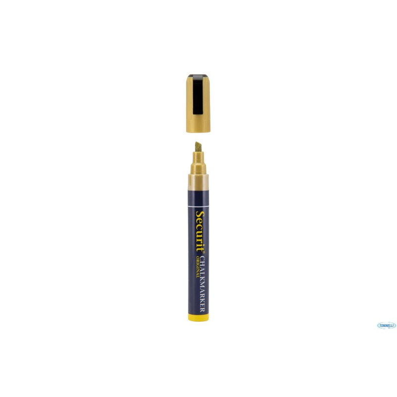 PENNARELLO A GESSO LIQUIDO SINGOLO, PUNTA MEDIA 2-6 MM, COLORE ORO   SMA510-GD