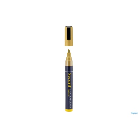 PENNARELLO A GESSO LIQUIDO SINGOLO, PUNTA MEDIA 2-6 MM, COLORE ORO   SMA510-GD