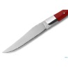 CHULETEROS HQ COLTELLO STEAK LAMA MICROSEGHETTATA ACR MANICO RED 7443