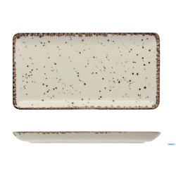 CROMYA CREAM-PIATTO RETTANGOLARE IN PORCELLANA CM.27X14
