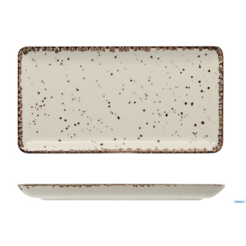 CROMYA CREAM-PIATTO RETTANGOLARE IN PORCELLANA CM.27X14 CROMYA CREAM-PIATTO RETTANGOLARE IN PORCELLANA CM.27X14