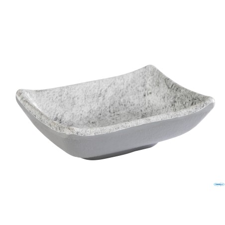 ELEMENT-COPPETTA RETTANGOLARE CM 9X7XH.3 MELAMINA GRIGIO  ASPETTO CEMENTO