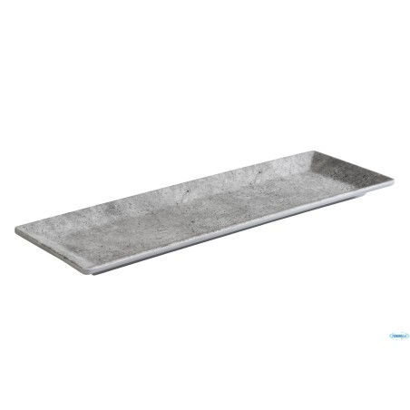 ELEMENT-VASSOIO CM 31X10,5XH.1,5 MELAMINA COLORE: ASPETTO CEMENTO