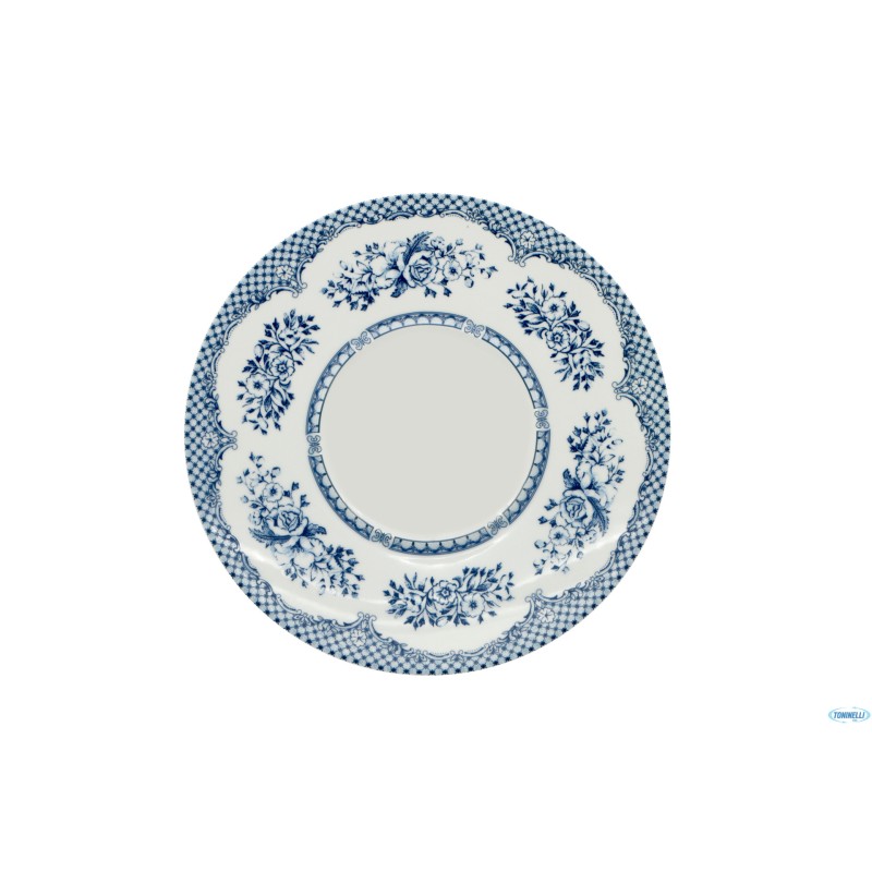 FLORENCE PROVENCE BLU- PIATTO PIANO GOURMET SOLO FALDA DECORATA DIAMETRO CM 28 ST00017028-FB FLORENCE PROVENCE BLU- PIATTO PIANO GOURMET SOLO FALDA DECORATA DIAMETRO CM 28 ST00017028-FB