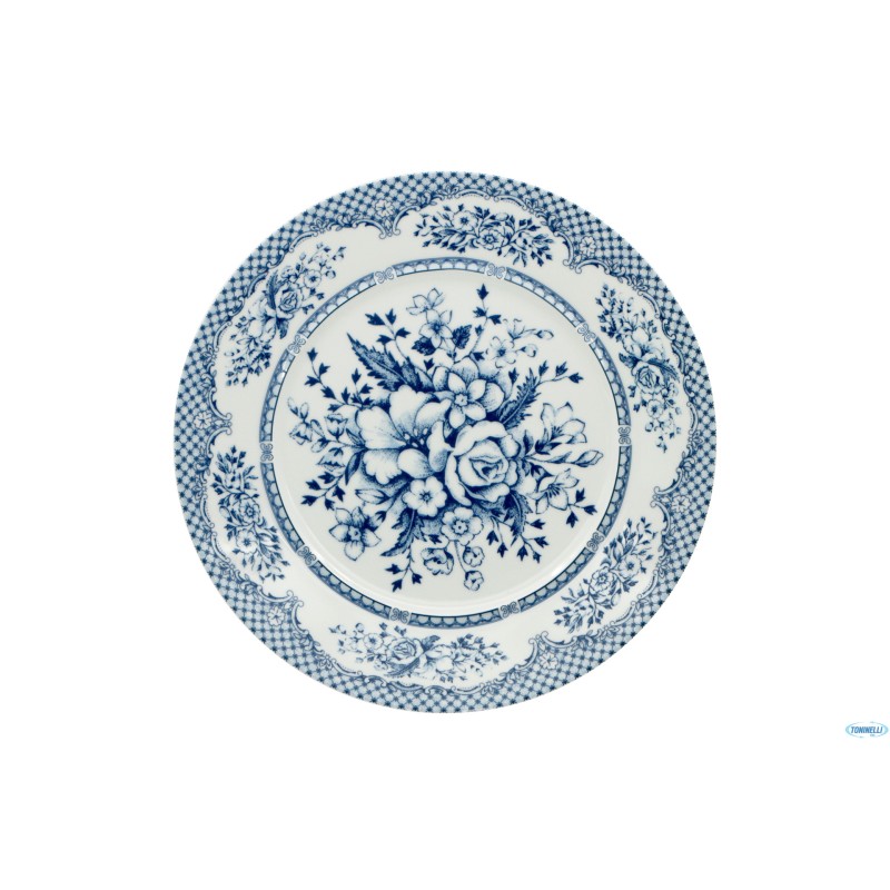 FLORENCE PROVENCE BLU- PIATTO PIANO INTERAMENTE DECORATO DIAMETRO CM 31 ST00011031-FB FLORENCE PROVENCE BLU- PIATTO PIANO INTERAMENTE DECORATO DIAMETRO CM 31 ST00011031-FB