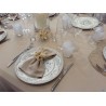 FLORENCE PROVENCE GRIGIO- PIATTO PIANO SOLO FALDA DECORATA DIAMETRO CM 28     ST00011028-FG