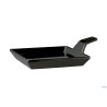 FLYING BUFFET-PIATTO FINGER FOOD CON IMPUGNATURA CM 9,5X9,5XH1,5-3,5 IN MELAMINA NERA 83879