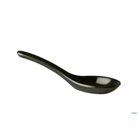 HONG KONG-CUCCHIAIO MELAMINA NERO CM 13,5X4,5 INFRANGIBILE, DUREVOLE, INDICATO PER TAMERATURE DA -50°  70°C