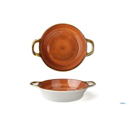 JUST-TEGAMINO 2 MANICI CM.20 ROSSO/ARAN. IN PORCELLANA 6931D-C400-10