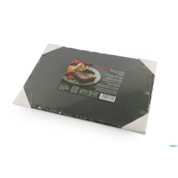 JUSTONE-PIATTO ARDESIA RETTANGOLARE CM.38X26 CKPL3826B