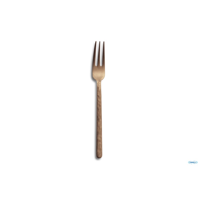 KODAI VINTAGE COPPER-FORCHETTA TAVOLA XL 3 PUNTE INOX 3MM