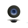MADEIRA-PASTA BOWL CM.24 NERO-BLU IN PORCELLANA  H5592-N147