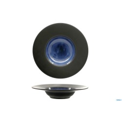 MADEIRA-PASTA BOWL CM.27,2 NERO-BLU IN PORCELLANA  H5064-N147