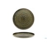 MATHERIA GREEN-PIATTO NORDICO IN PORCELLANA CM.28,5 H.1,5